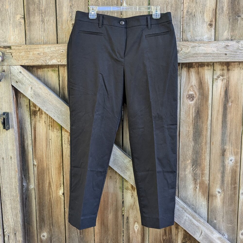 Ann Taylor NWT Black Ankle Length Pants Women's Size 10 Curvy Fit